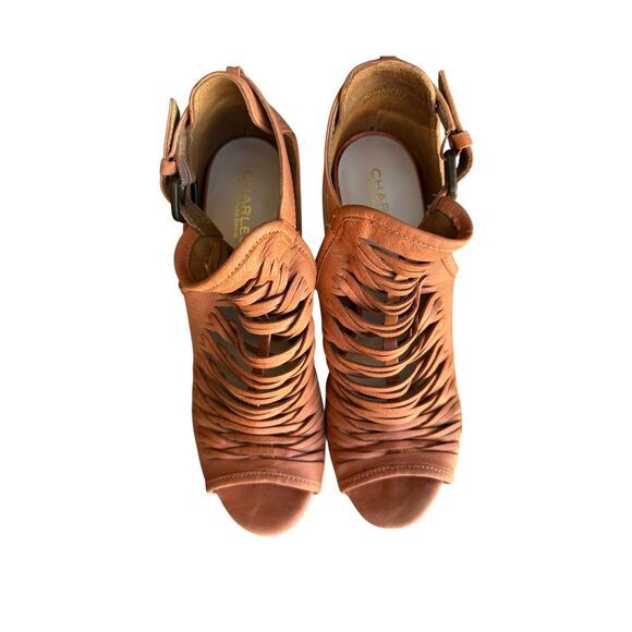 Charles by Charles David Leather Heeled Sandals – Size 9 - Picture 9 of 10